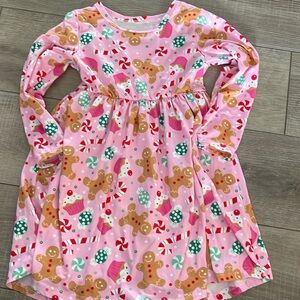 Kids Gingerbread Holiday Dress